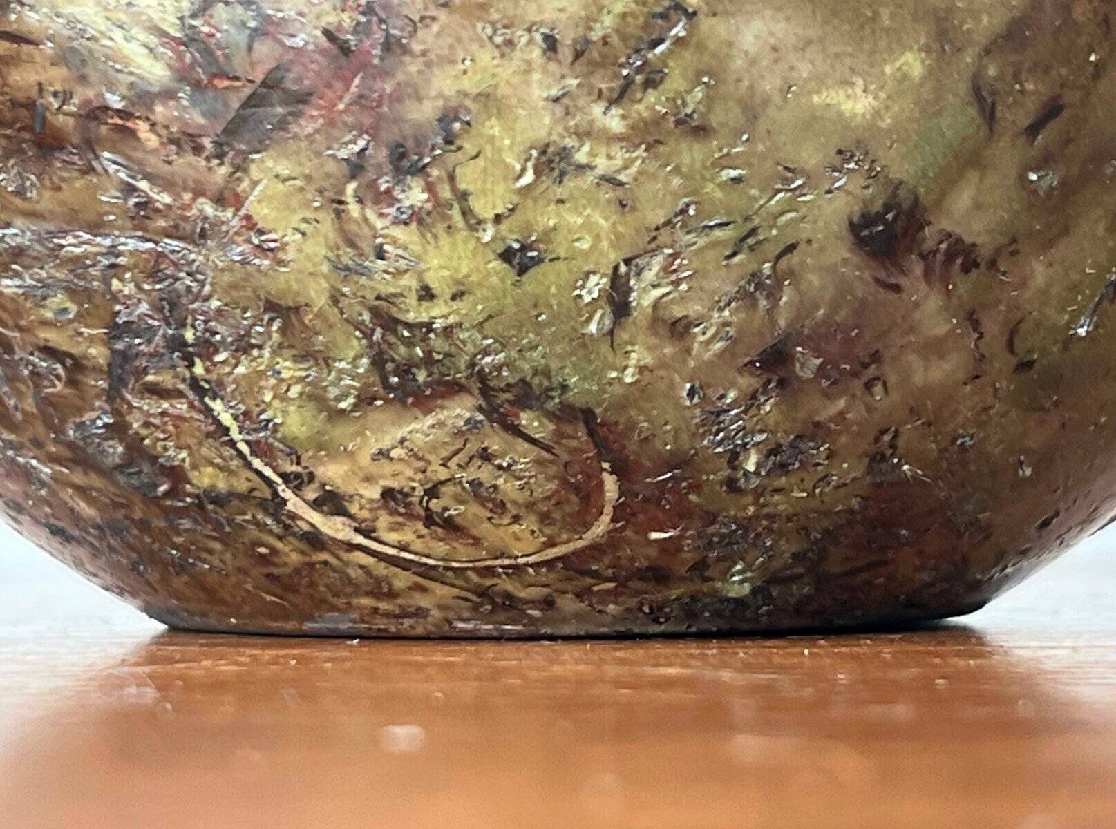 Mid-century modern Danish studio pottery bowl by Sussie Herold, 1960s.