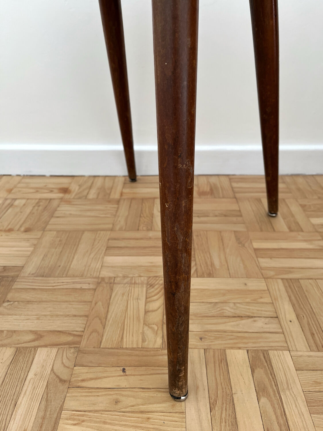 Mondor stool by Baumann vintage with compass legs