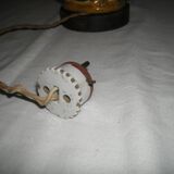 Openwork porcelain lamp base - Italy from the 1920s