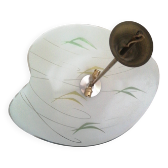 Suspension vintage en verre