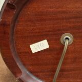 Large Chinese ceramic lamp, 20th century, floral decoration, original lampshade