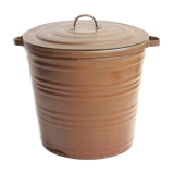 Copper trash can or trash can