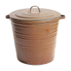 Copper trash can or trash can