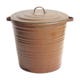 Copper trash can or trash can