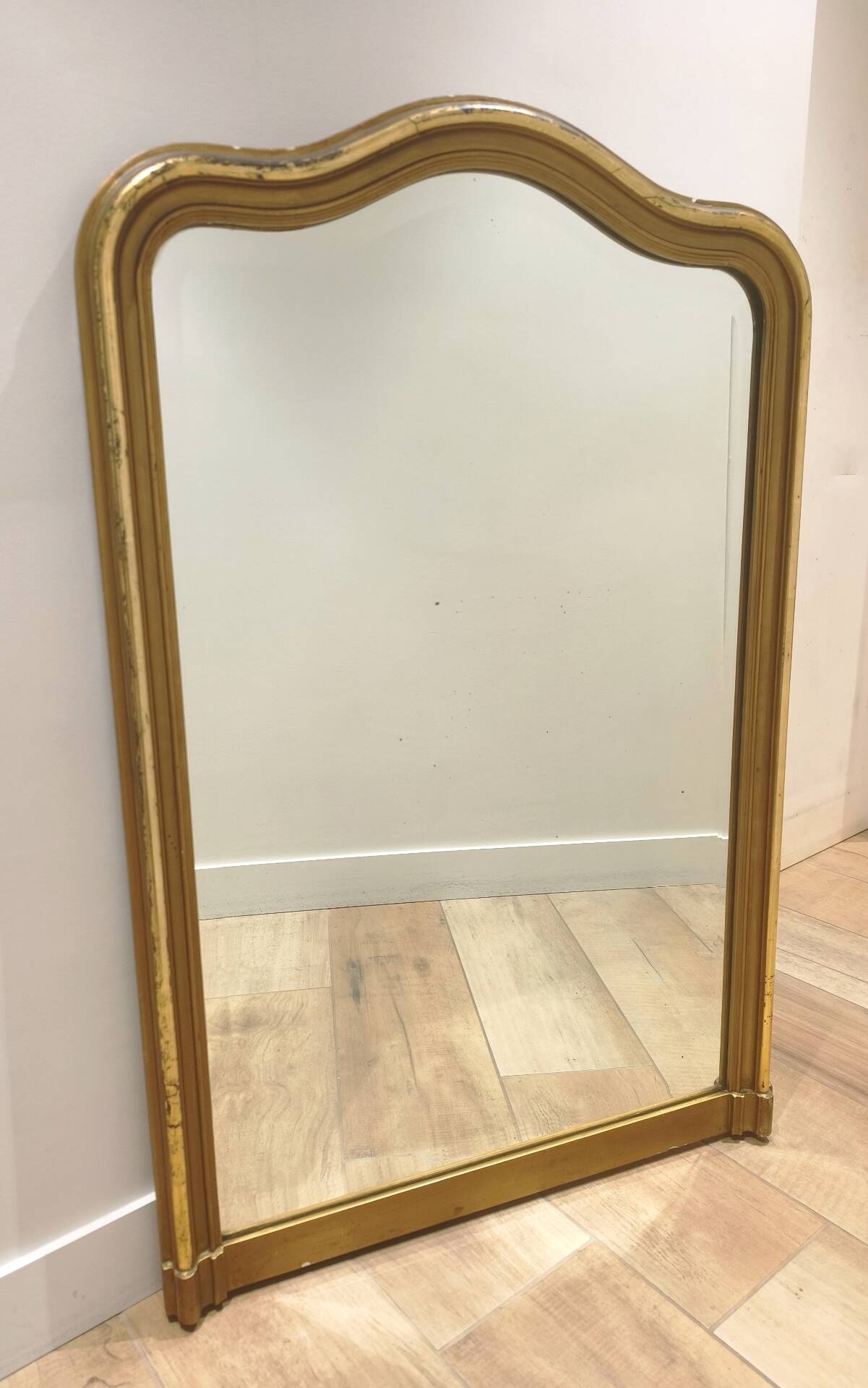 Golden mirror in Louis-Philippe style - 96 x 60 cm