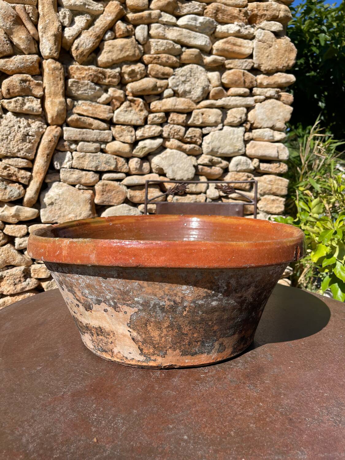 Ancient earthenware dish