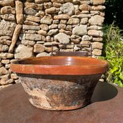 Plat lebrillo ancien en terre cuite