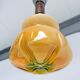 Amber colored Murano glass ceiling lamp from Italy, 1960s