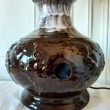 Openwork ceramic floor lamp 1970