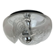 27cm "Wave" ceiling Wall Light by Koch and Lowy, Peill & Putzler, Germany
