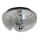 27cm "Wave" ceiling Wall Light by Koch and Lowy, Peill & Putzler, Germany