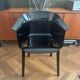 Black "Papyrus" armchair designed by Ronan and Erwan Bouroullec vintage