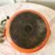 Le Creuset casserole dish in round enameled cast iron 26cm 4 L vintage orange