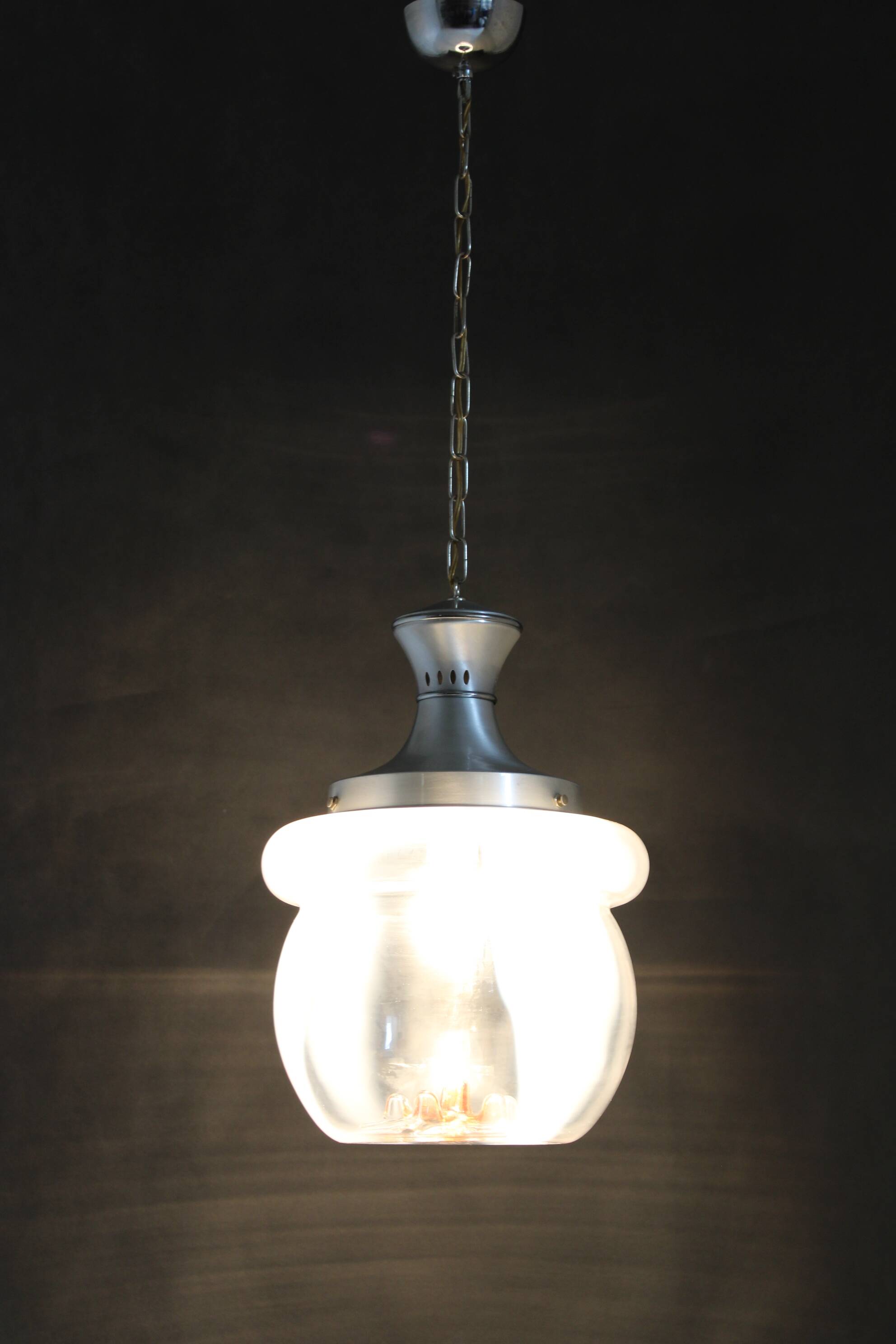 1970s Glass Murano Pendant Light , Italy