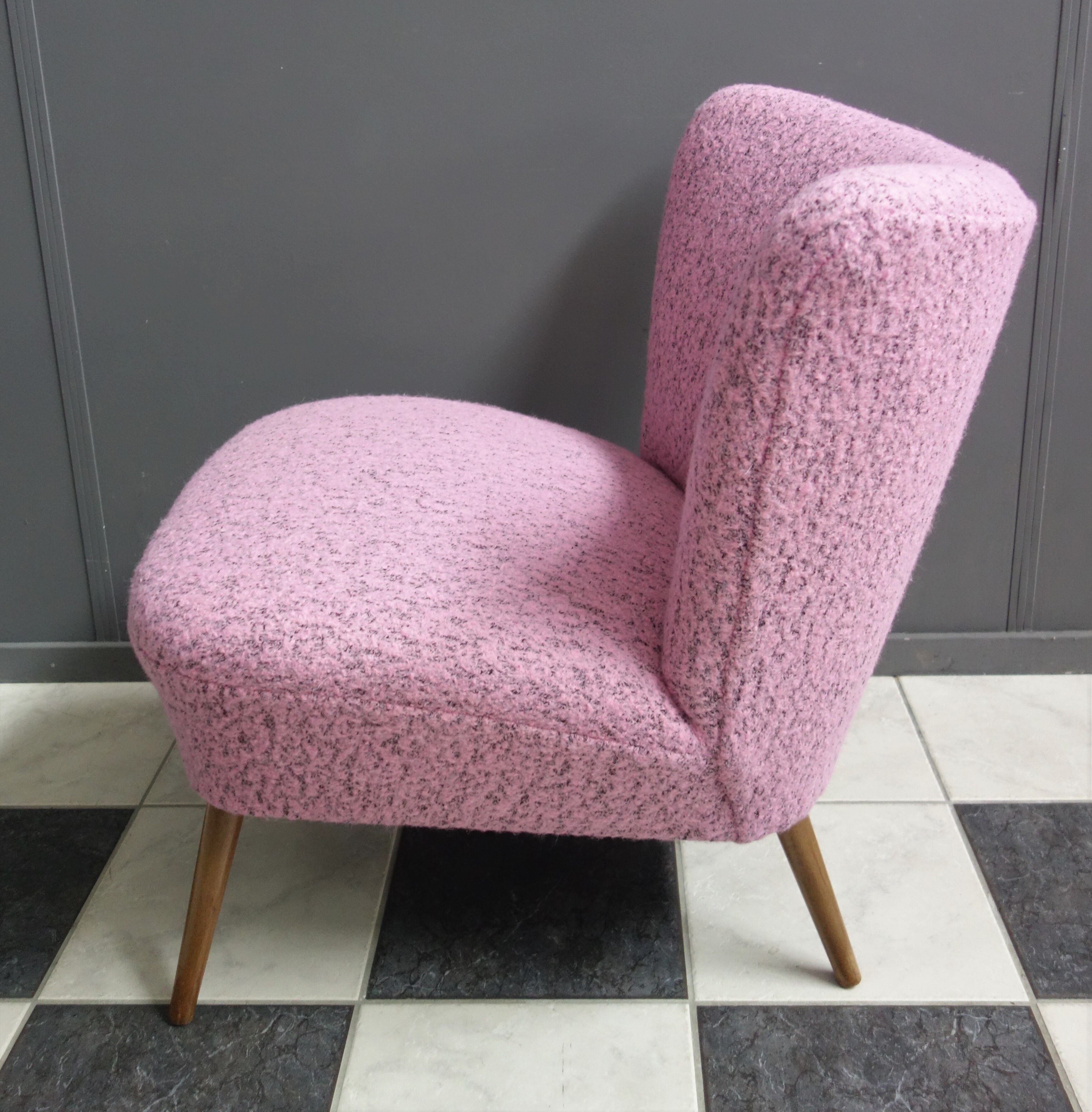 Pink cocktail chair 1960s