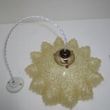 Old hanging with opaline clichy straw and white
