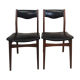 Paire de chaises scandinaves 50/60 teck