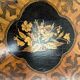Gueridon tripode marquetée repliable style Louis XVI table d'appoint