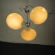 Minimalist 3-flamming Chandelier, 1930s