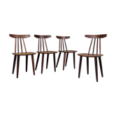 Chaises Poul Volther Danemark 1960