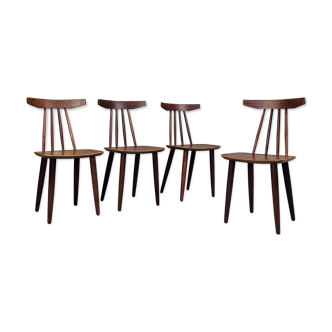 Chaises Poul Volther Danemark 1960