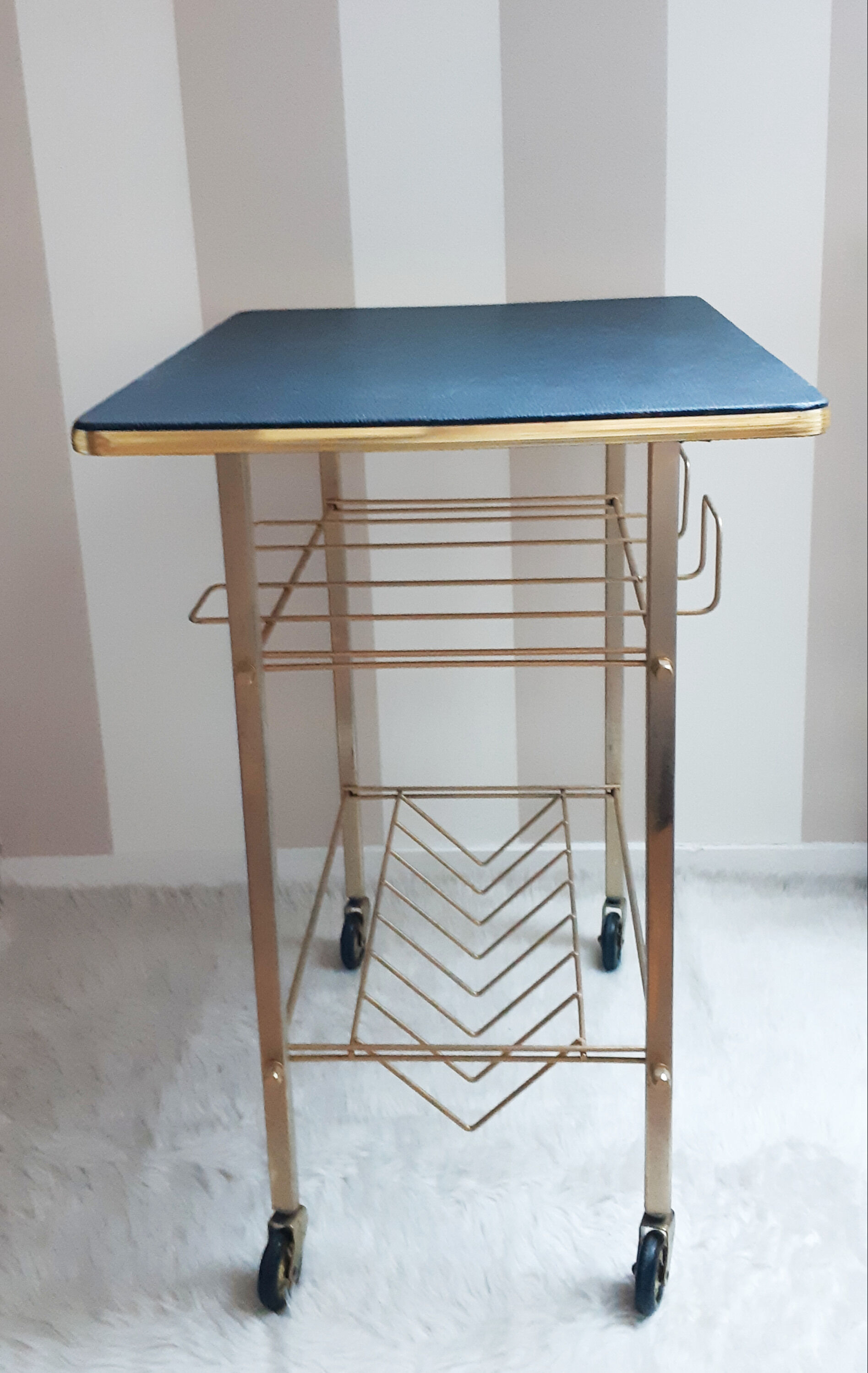 Electrophone door table, magazine door