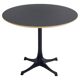 George Nelson Black Pedestal Table by Vitra