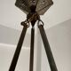 Art Deco chandelier with polychrome glass