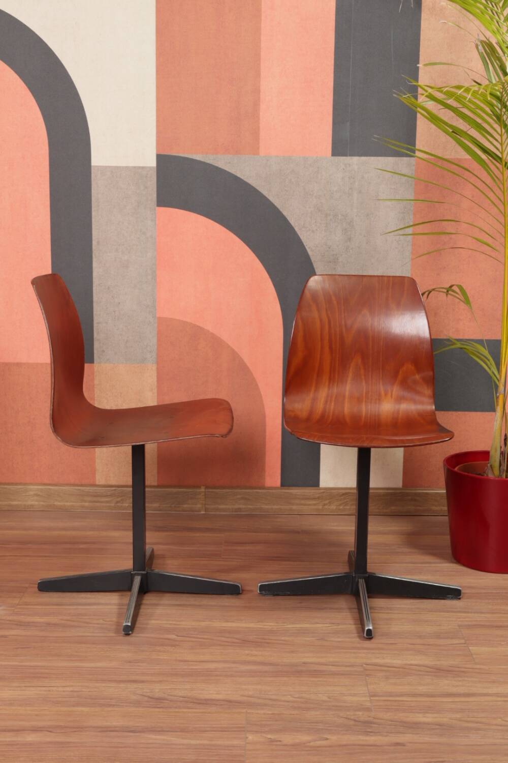 Vintage kids chairs set of 2 flototto 1970