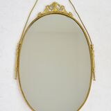 Mirror in a brass frame, 1960s