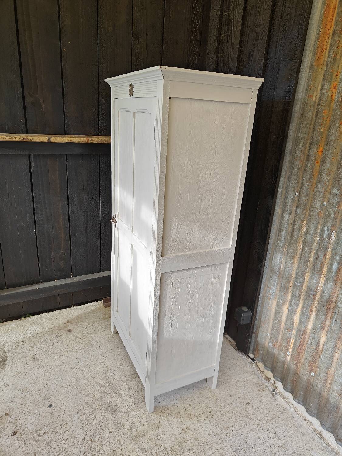 Restored Parisian Bonnetière Wardrobe
