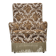 1960s, Danish highback armchair, furniture velour fabric, ash wood.
