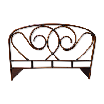 Rattan arabesques headboard