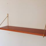 Scandinavian teak shelf from the 1960s
