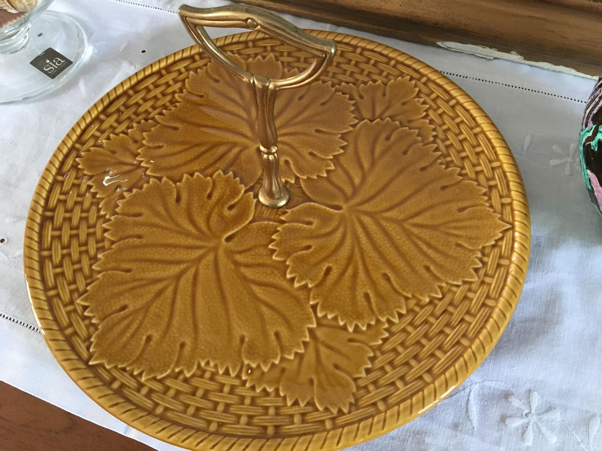 Gien vintage cheese platter