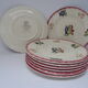 8 dessert plates Longwy Marseille
