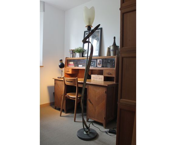 Floor lamp Masca Italy may flower designer Massimo Sacconi