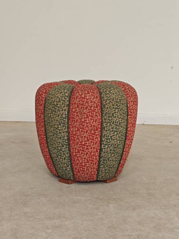 Tabouret, repose pieds , pouf tulipe Jindrich Halabala Cesky Nabytek