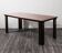 Rectangular dining table in rosewood, 1970s vintage design model.
