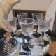 70s twisted stemmed glasses
