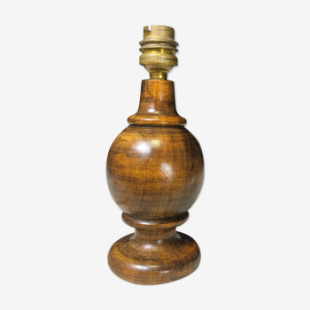 Ancien pied de lampe en bois