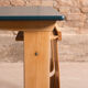 Casala double office in solid beech renovated and restyled, circa 1960