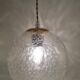 Frosted glass pendant light