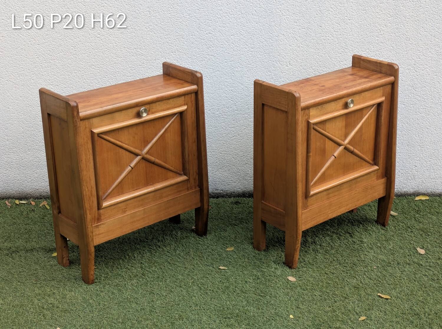 Paire de chevets vintage 1950-1960
