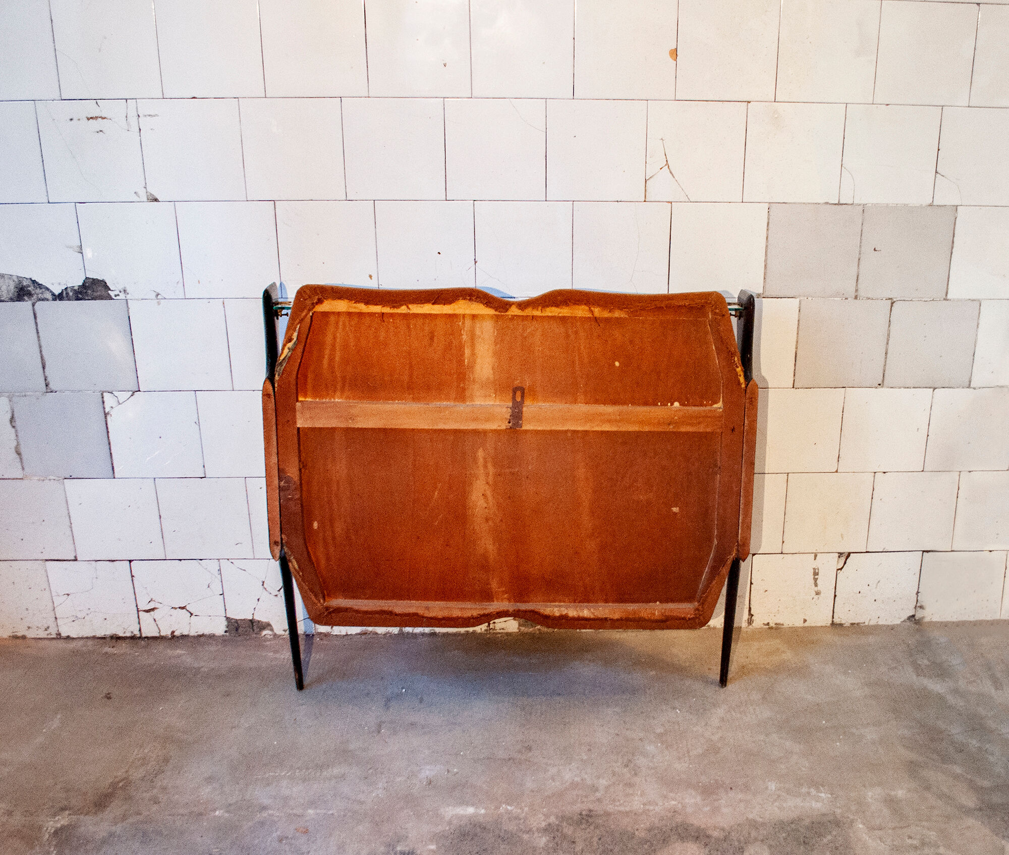 Vintage wooden console Italy 1950s