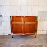 Vintage wooden console Italy 1950s