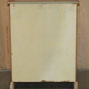 Flamed walnut sideboard for 36 bottles with drawer