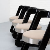 Willy Rizzo Dining Set Italy 1970s