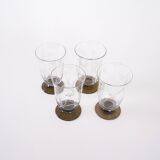 Set of four glasses, Danish design, 1970s, manufactured in Denmark