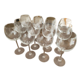 Set of 12 wine glasses hélicium 53cl